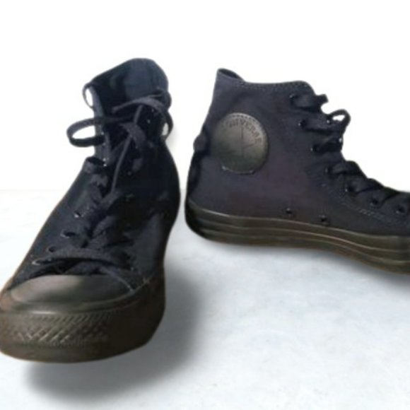 Converse - black high top lace up classic, size 7/9 (mens/womens) - Picture 1 of 4